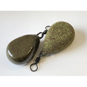 Muddy Green Flat Pear